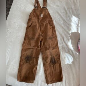 Carhartt Kids Tan Overalls